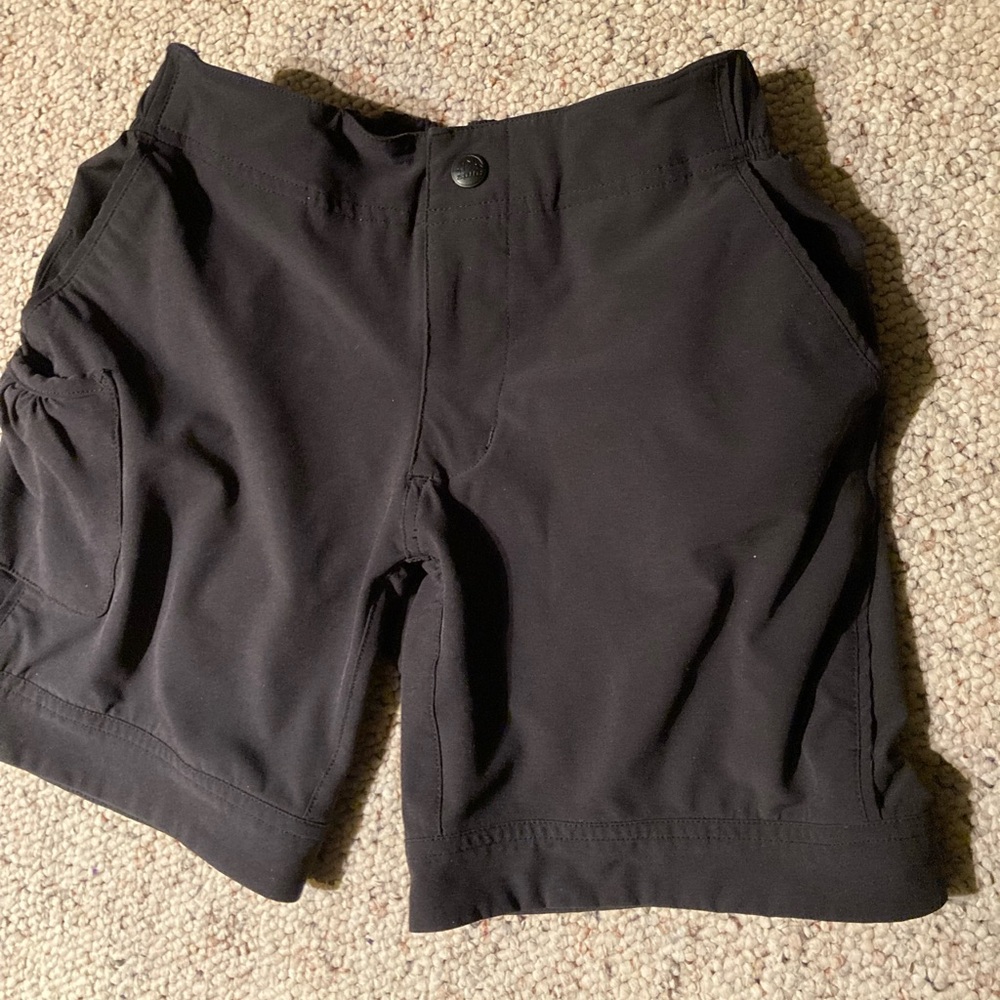 Kids Black mountain biking Shorts and chamois combo